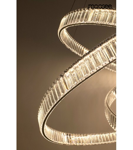MOOSEE lampa wisząca WAVE 130 chrom