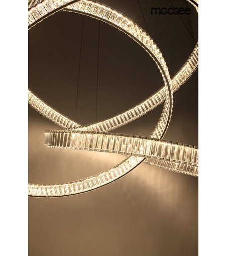 MOOSEE lampa wisząca WAVE 130 chrom