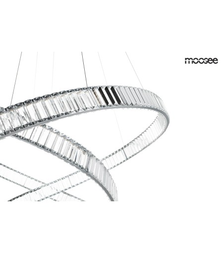 MOOSEE lampa wisząca WAVE 130 chrom