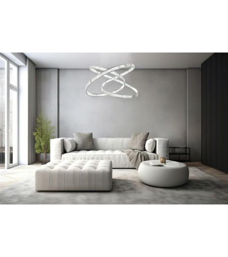 MOOSEE lampa wisząca WAVE 130 chrom