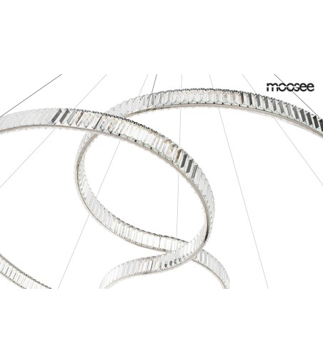 MOOSEE lampa wisząca WAVE 160A chrom