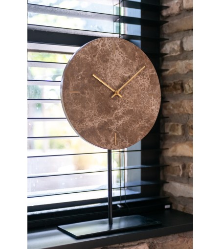 RICHMOND zegar stołowy BRETT brązowy