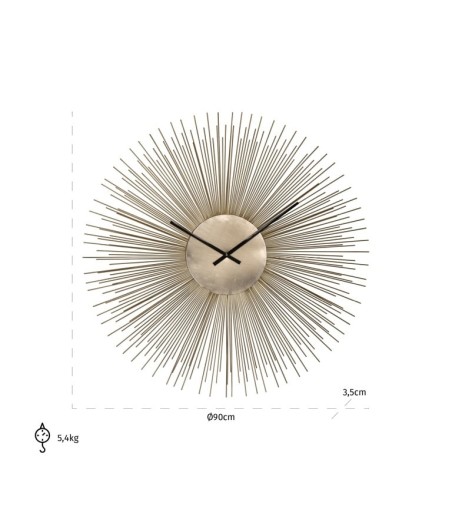 RICHMOND zegar CHASIN złoty