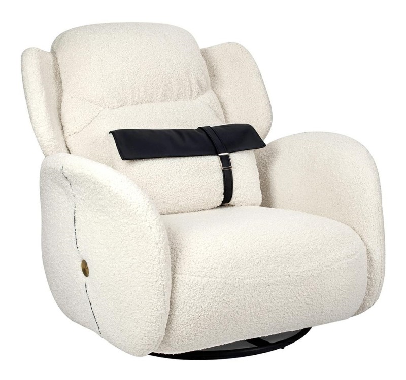 Fotel obrotowy TAPE TEDDY biały