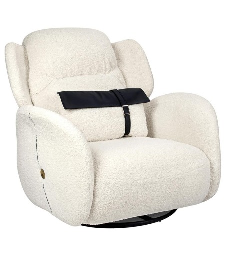 Fotel obrotowy TAPE TEDDY biały