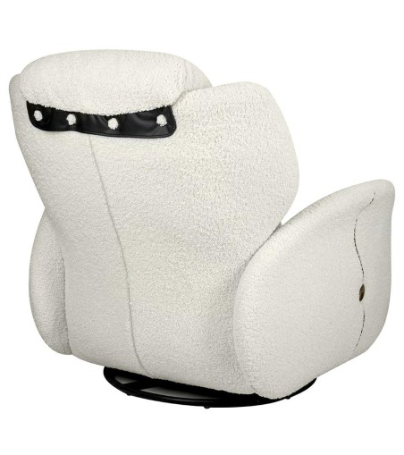 Fotel obrotowy TAPE TEDDY biały