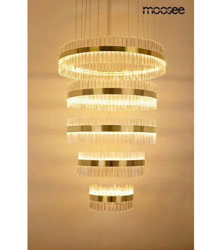 MOOSEE lampa wisząca GHIA 5 złota