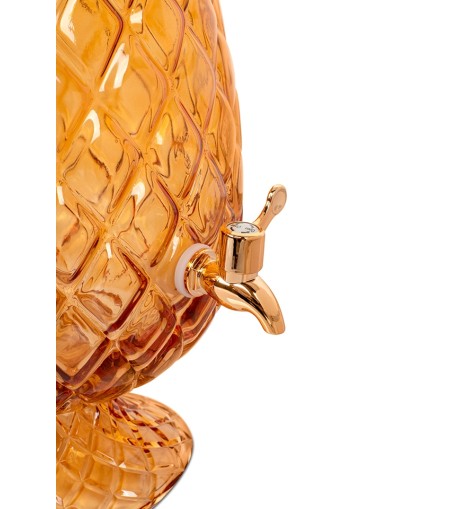 KARE dyspenser do napojów PINEAPPLE  bursztynowy