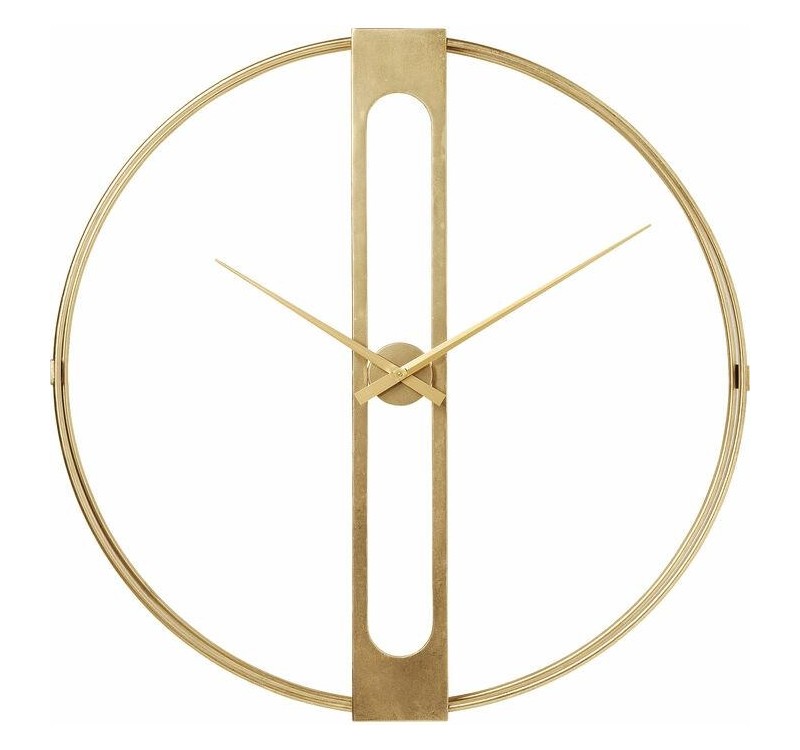 KARE zegar CLIP 107 złoty