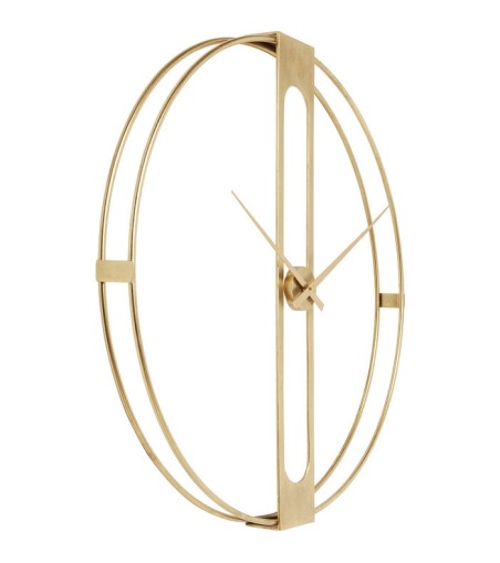 KARE zegar CLIP 107 złoty