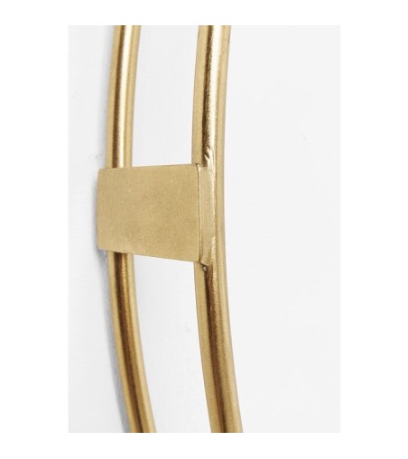 KARE zegar CLIP 107 złoty