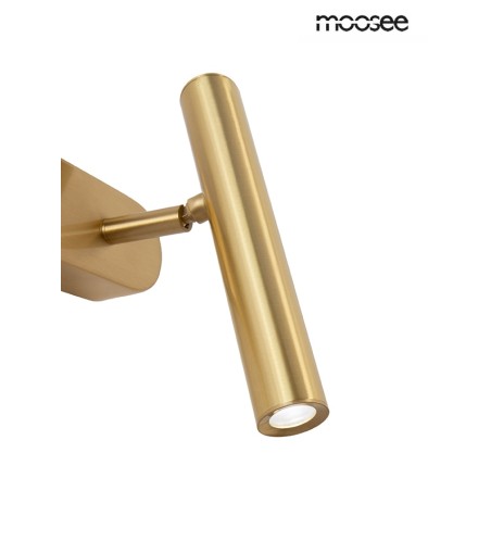 MOOSEE lampa ścienna BOY TUBE R złota
