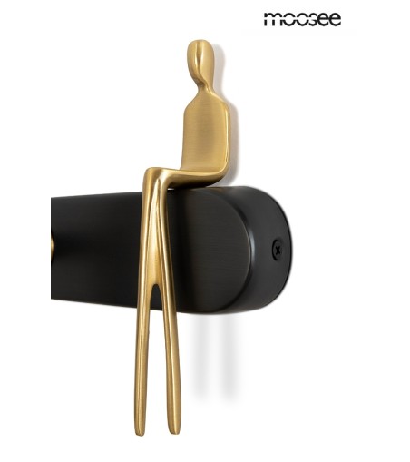 MOOSEE lampa ścienna BOY TUBE L czarna