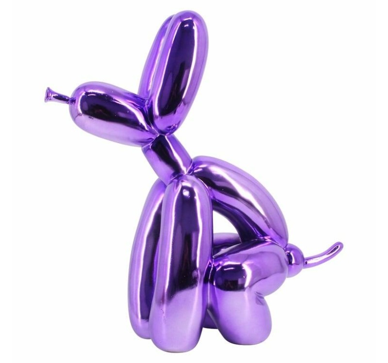 RICHMOND dekoracja DOG fioletowa