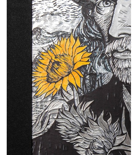 Obraz VAN SUNFLOWER 96x121 cm