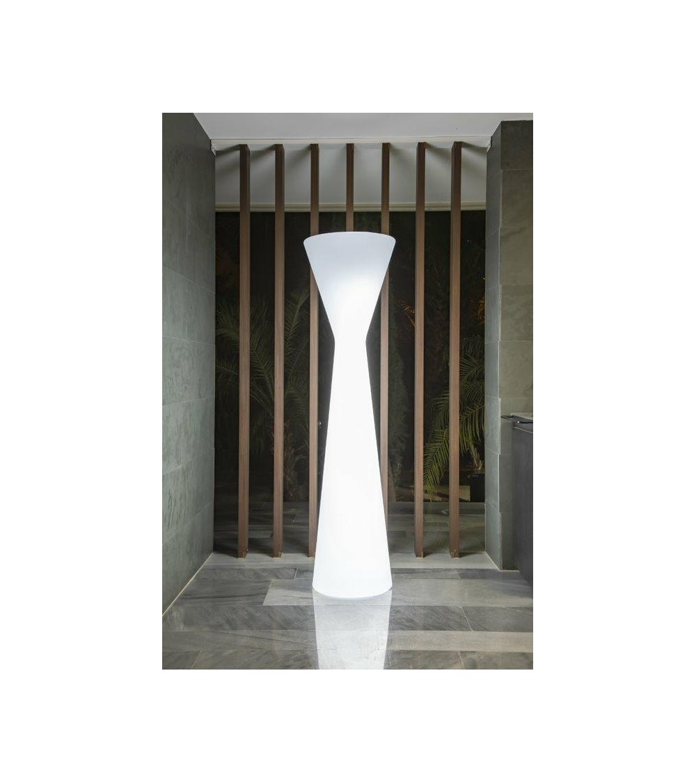 NEW GARDEN lampa podłogowa KONIKA 170  CABLE biała