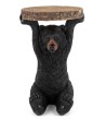KARE stolik BEAR 53x33 cm drewniany / czarny