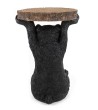 KARE stolik BEAR 53x33 cm drewniany / czarny