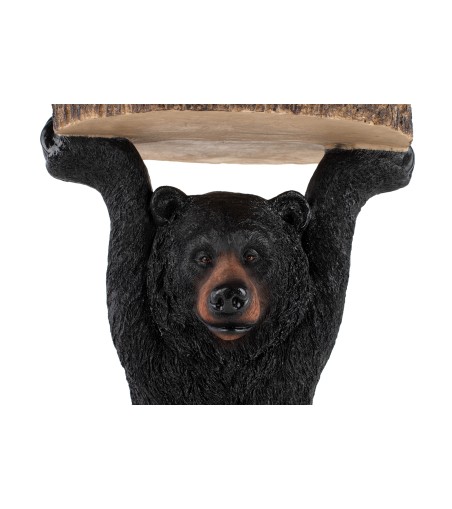 KARE stolik BEAR 53x33 cm drewniany / czarny