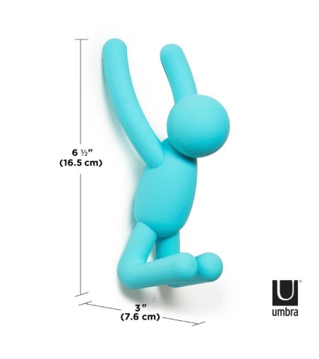 UMBRA wieszak ścienny BUDDY czerwono - żółto - niebieski