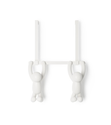 UMBRA podwójny wieszak BUDDY biały