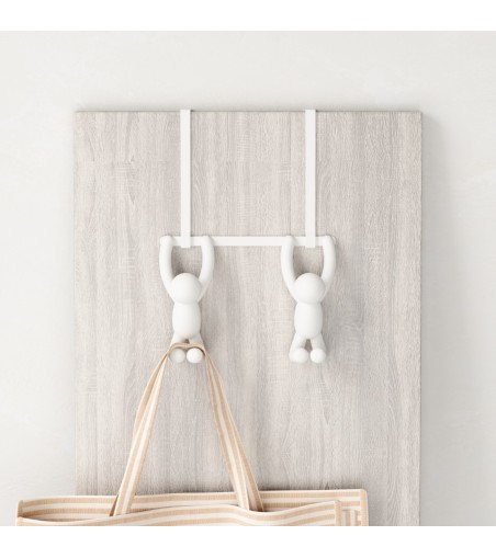 UMBRA podwójny wieszak BUDDY biały