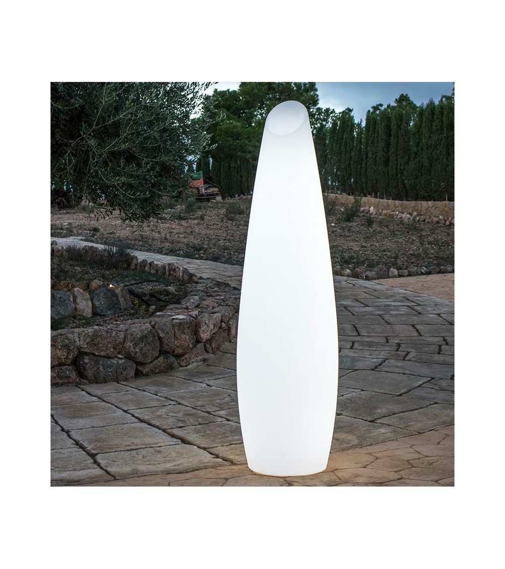 NEW GARDEN lampa ogrodowa FREDO 170  CABLE biała