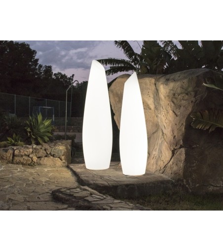 NEW GARDEN lampa ogrodowa FREDO 170  CABLE biała