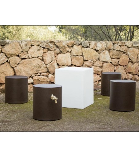 NEW GARDEN lampa ogrodowa CUBY 45 CABLE biała