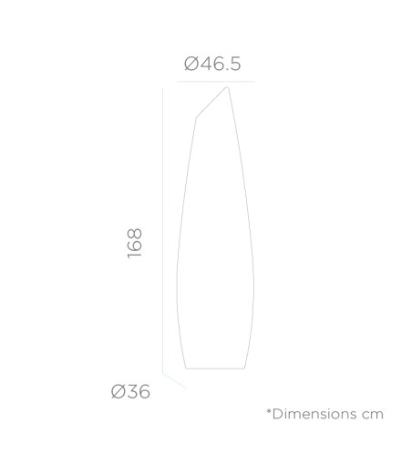 NEW GARDEN lampa ogrodowa FREDO 170  CABLE biała