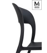 MODESTO krzesło ZING czarne - polipropylen