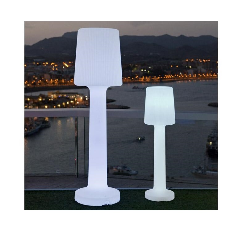 NEW GARDEN lampa ogrodowa CARMEN 110  BATTERY biała