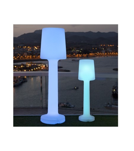 NEW GARDEN lampa ogrodowa CARMEN 110  BATTERY biała