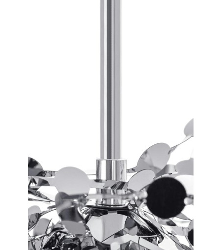 Lampa wisząca MONETE SINGLE chrom - metal