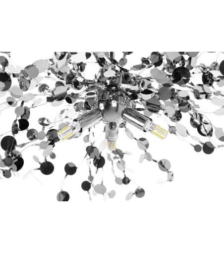 Lampa wisząca MONETE SINGLE chrom - metal