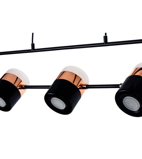 Lampa wisząca BLINK 3 czarna - LED, metal