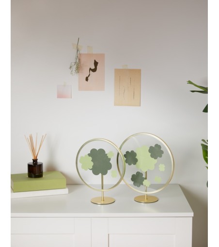 UMBRA ramka na zdjęcia INFINITY okrągła złota