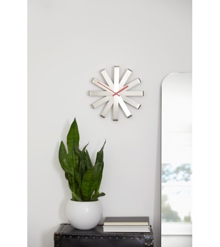 UMBRA zegar RIBBON  - stal