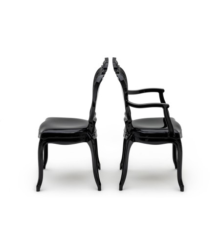 Krzesło KING czarne - poliwęglan