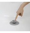 UMBRA zatyczka do wanny FLEX szara