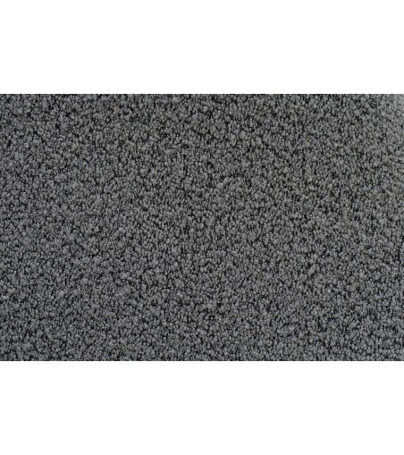 Fotel LOBBY TEDDY szary - stal nierdzewna, czarny opal