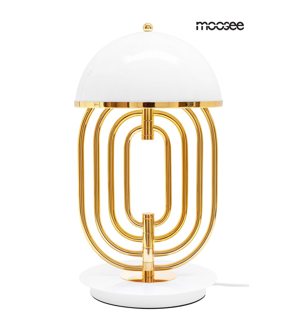 MOOSEE lampa stołowa BOTTEGA złota / biała