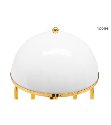 MOOSEE lampa stołowa BOTTEGA złota / biała