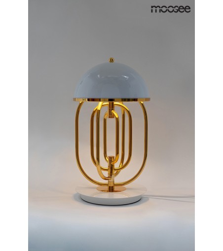 MOOSEE lampa stołowa BOTTEGA złota / biała