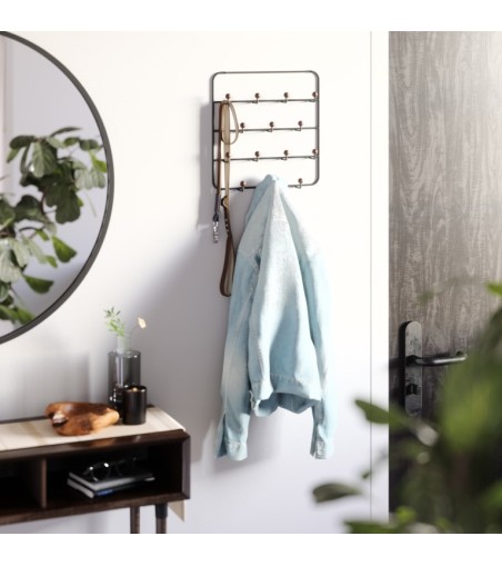 UMBRA wieszak ścienny ESTIQUE czarny orzech