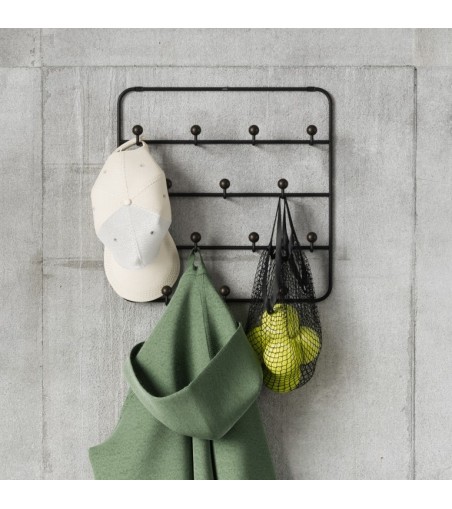 UMBRA wieszak ścienny ESTIQUE czarny orzech