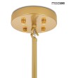 MOOSEE lampa wisząca CANDELABR 10 złota