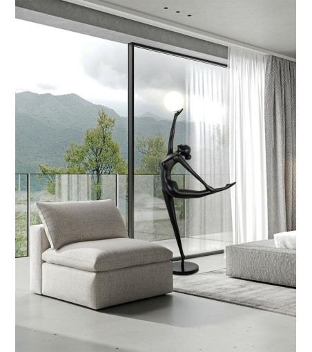 MOOSEE lampa podłogowa HUMAN BALLERINA włókno szklane