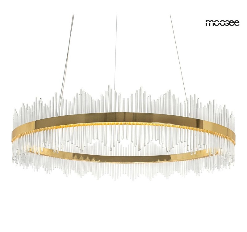 MOOSEE lampa wisząca FLORENS 120 złota