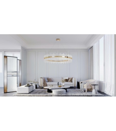 MOOSEE lampa wisząca FLORENS 120 złota